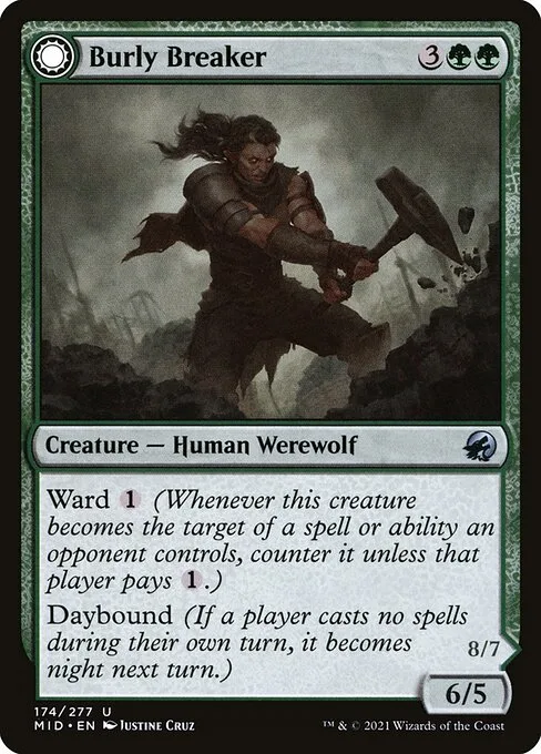 Burly Breaker // Dire-Strain Demolisher · Innistrad: Midnight Hunt 174/399