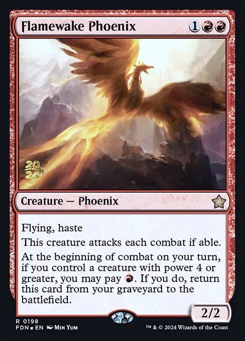 Flamewake Phoenix · Foundations Promos 198s/106