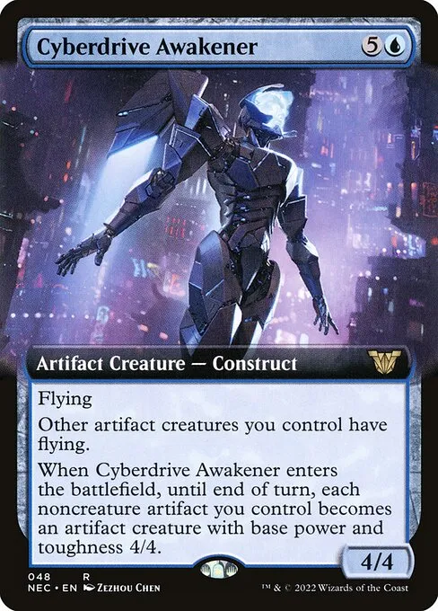 Cyberdrive Awakener · Neon Dynasty Commander 48/179