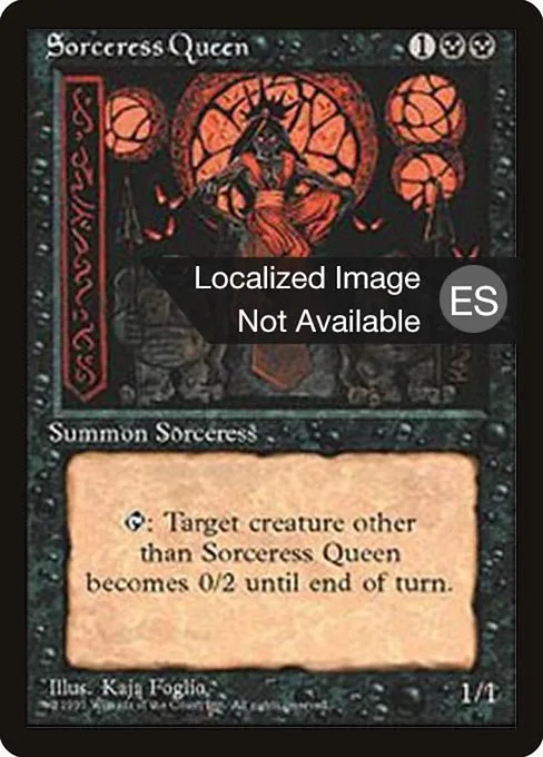 Sorceress Queen · Fourth Edition Foreign Black Border 162/378
