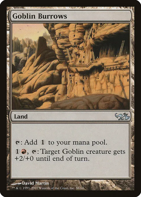 Goblin Burrows · Duel Decks: Elves vs. Goblins 58/62