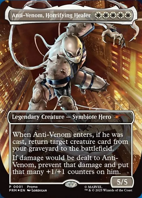 Anti-Venom, Horrifying Healer · Marvel Legends Series Inserts 1/4