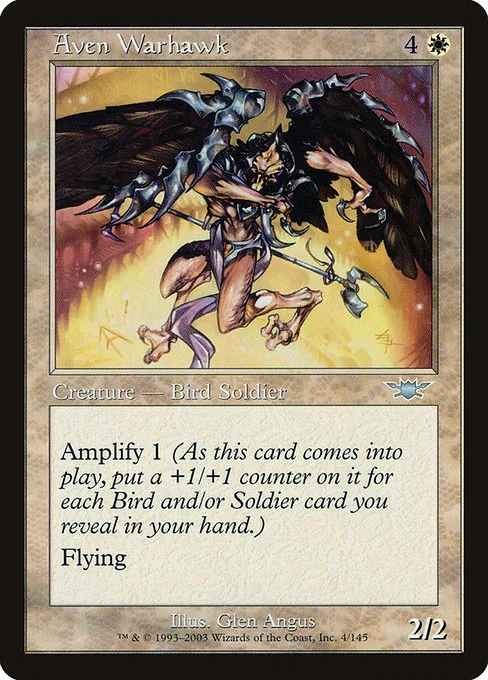 Aven Warhawk · Legions 4/145
