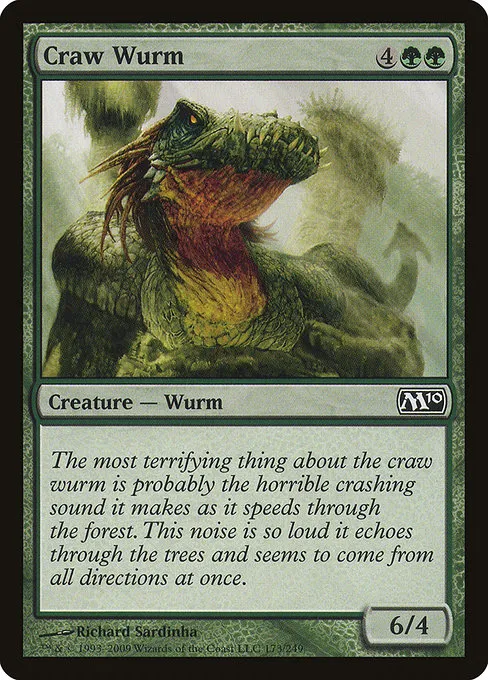 Craw Wurm · Magic 2010 173/249
