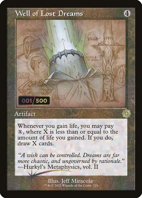 Well of Lost Dreams · The Brothers' War Retro Artifacts 125z/189