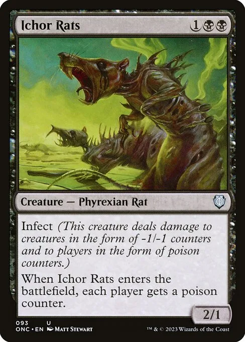 Ichor Rats · Phyrexia: All Will Be One Commander 93/174