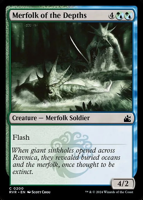 Merfolk of the Depths · Ravnica Remastered 200/531