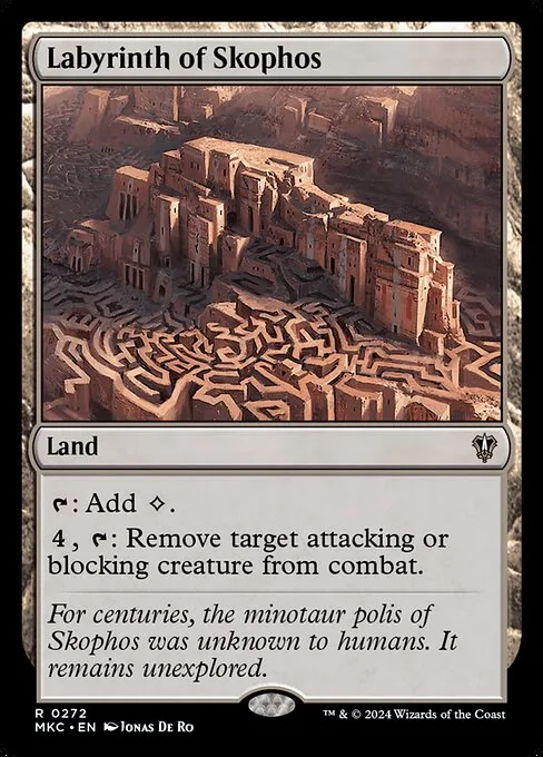 Labyrinth of Skophos · Murders at Karlov Manor Commander 272/358