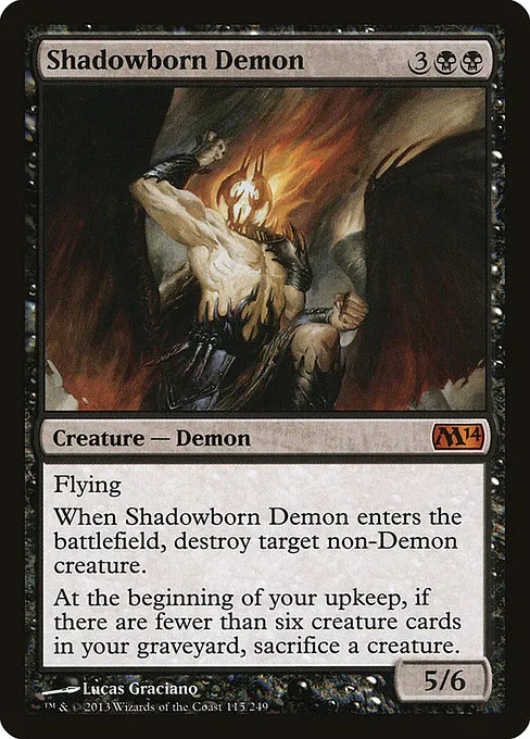 Shadowborn Demon · Magic 2014 115/249