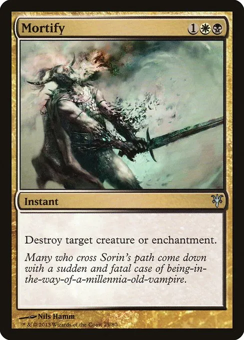 Mortify · Duel Decks: Sorin vs. Tibalt 25/80