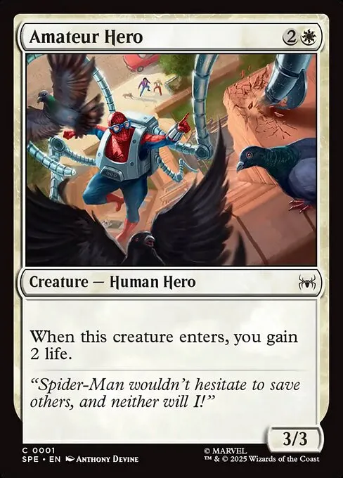 Amateur Hero · Marvel's Spider-Man Eternal 1/26
