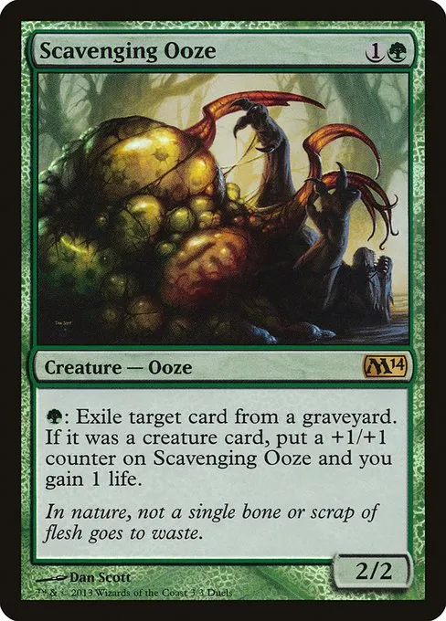 Scavenging Ooze · Duels of the Planeswalkers 2014 Promos 3/3