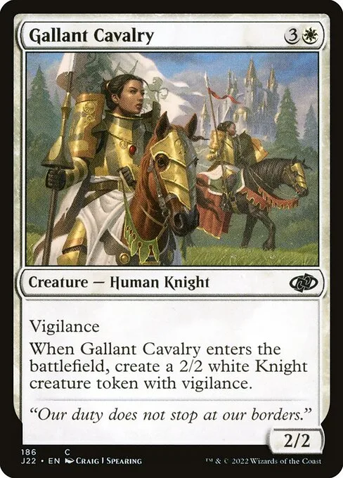 Gallant Cavalry · Jumpstart 2022 186/835