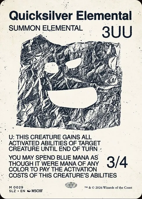 Quicksilver Elemental · The Zeta Set 29/21