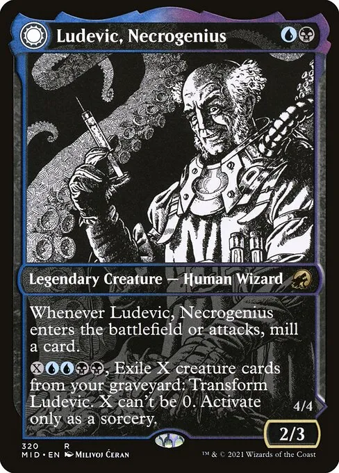 Ludevic, Necrogenius // Olag, Ludevic's Hubris · Innistrad: Midnight Hunt 320/399