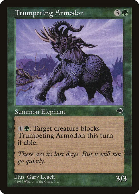 Trumpeting Armodon · Tempest 262/350