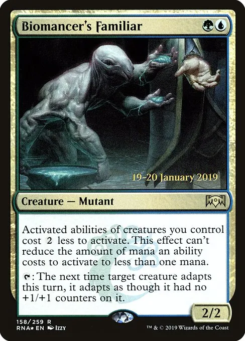 Biomancer's Familiar · Ravnica Allegiance Promos 158s/81