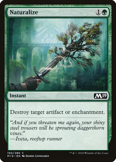 Naturalize · Core Set 2019 190/314