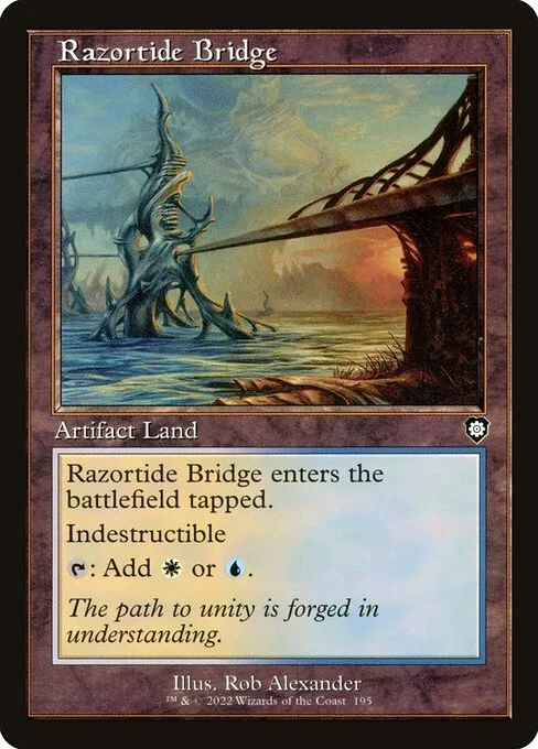 Razortide Bridge · The Brothers' War Commander 195/209