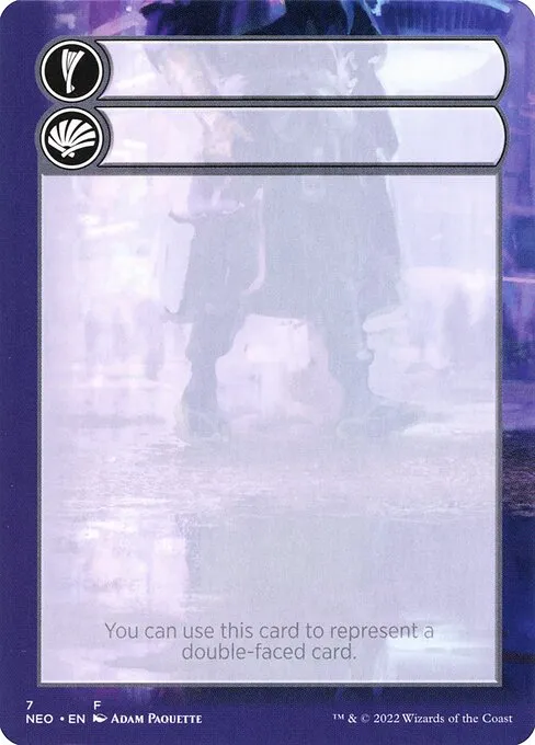 Double-Faced Substitute Card · Kamigawa: Neon Dynasty Substitute Cards 7/9