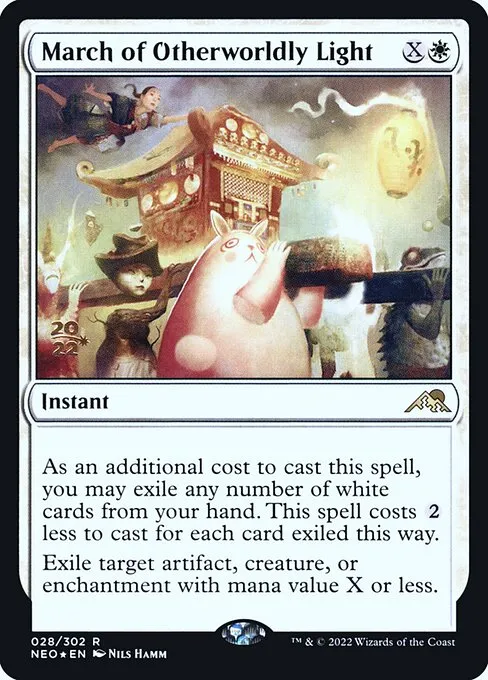 March of Otherworldly Light · Kamigawa: Neon Dynasty Promos 28s/148