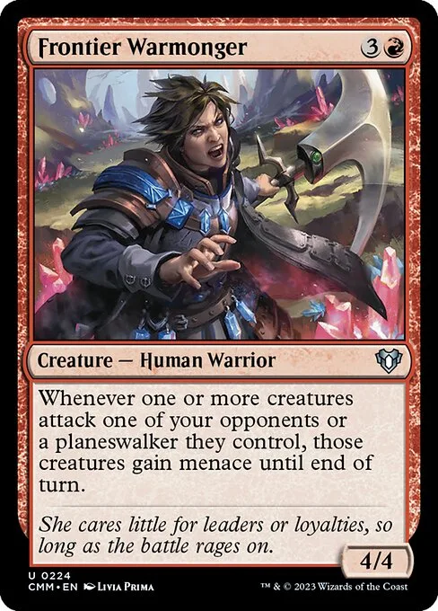 Frontier Warmonger · Commander Masters 224/1067