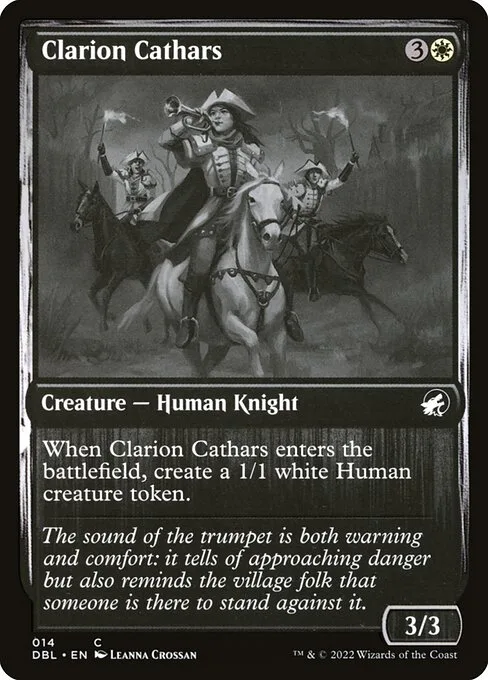 Clarion Cathars · Innistrad: Double Feature 14/535