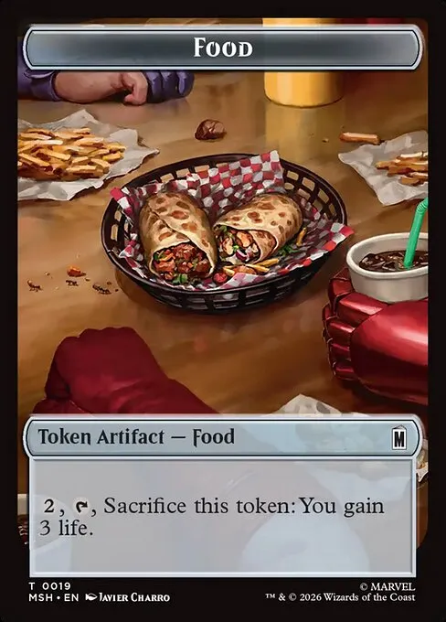 Food · Marvel Super Heroes Tokens 19