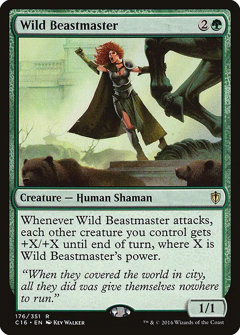 Wild Beastmaster · Commander 2016 176/351