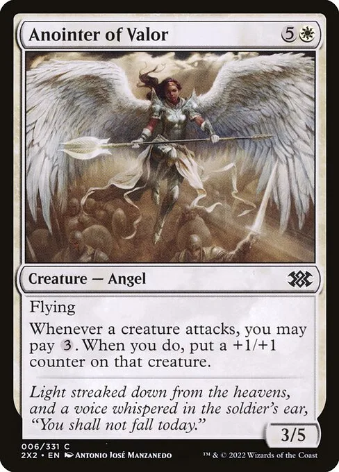 Anointer of Valor · Double Masters 2022 6/579