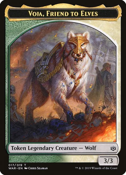 Voja, Friend to Elves · War of the Spark Tokens 17/19