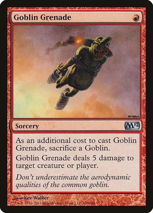 Goblin Grenade · Magic 2012 140/249