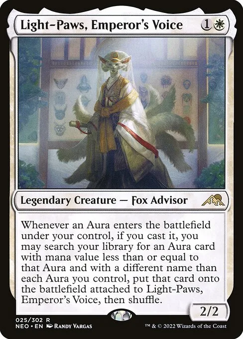 Light-Paws, Emperor's Voice · Kamigawa: Neon Dynasty 25/531