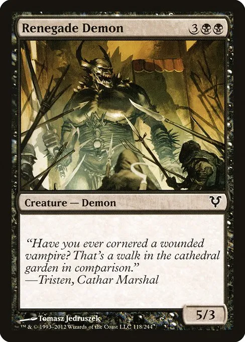 Renegade Demon · Avacyn Restored 118/244