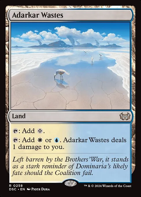 Adarkar Wastes · Duskmourn: House of Horror Commander 258/373