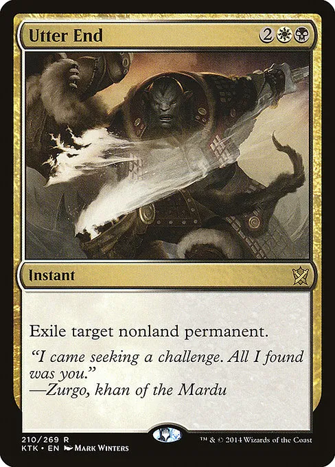 Utter End · Khans of Tarkir 210/293