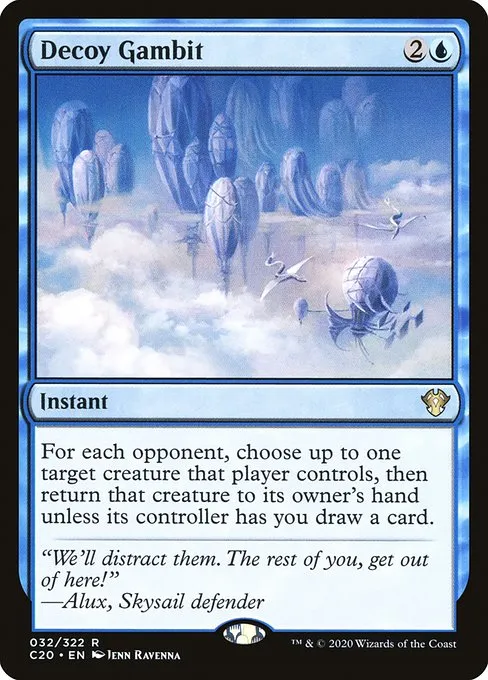 Decoy Gambit · Commander 2020 32/322