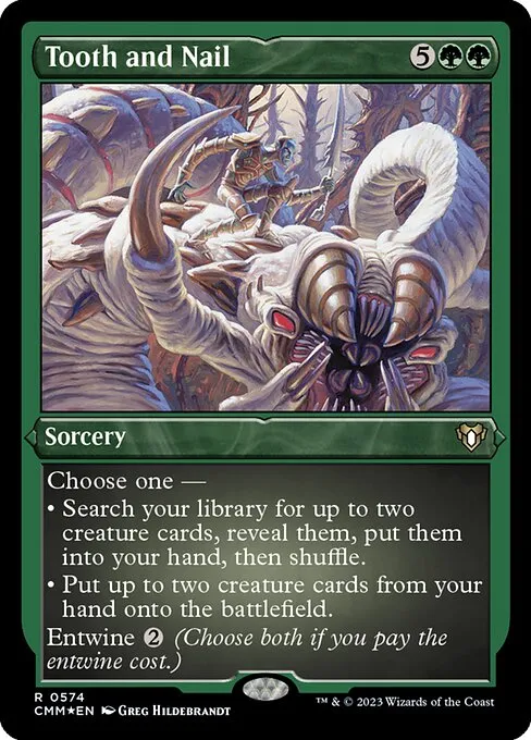 Tooth and Nail · Commander Masters 574/1067