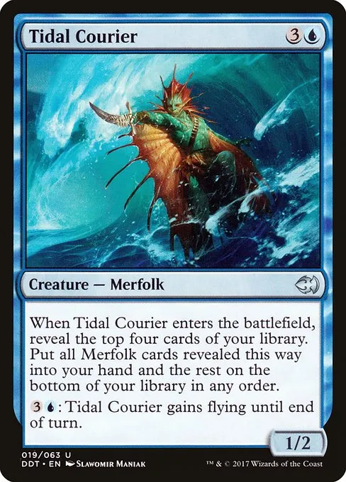 Tidal Courier · Duel Decks: Merfolk vs. Goblins 19/63