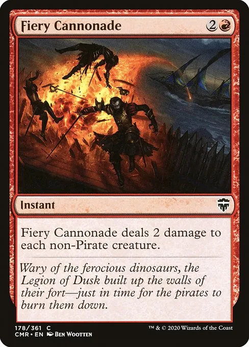 Fiery Cannonade · Commander Legends 178/718