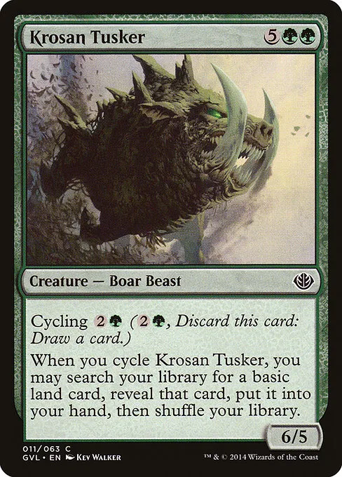 Krosan Tusker · Duel Decks Anthology: Garruk vs. Liliana 11/63