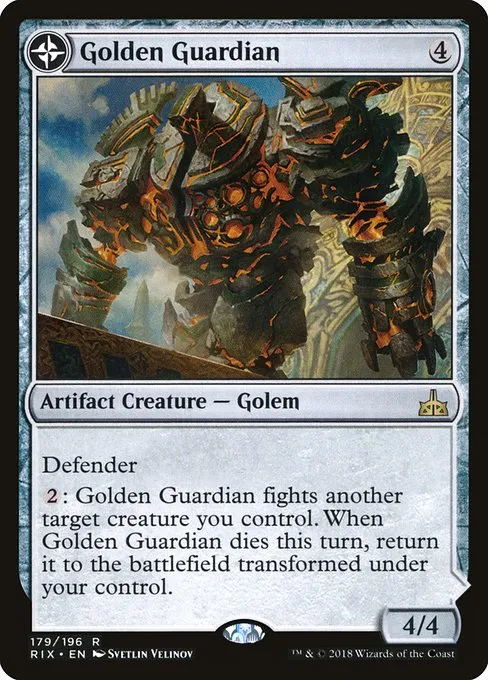 Golden Guardian // Gold-Forge Garrison · Rivals of Ixalan 179/205