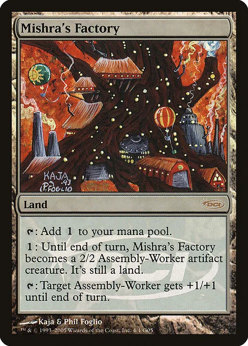 Mishra's Factory · Judge Gift Cards 2005 4/4