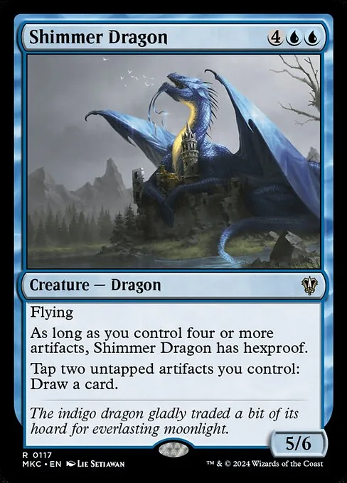 Shimmer Dragon · Murders at Karlov Manor Commander 117/358