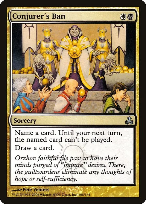 Conjurer's Ban · Guildpact 108/167