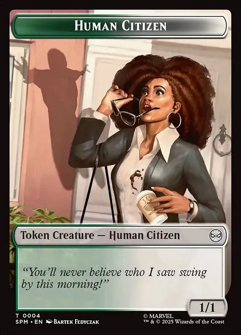 Human Citizen · Marvel's Spider-Man Tokens 4/7