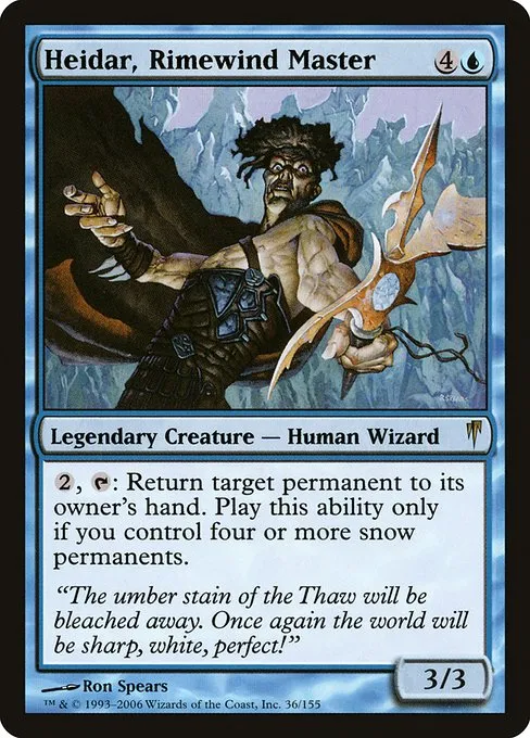 Heidar, Rimewind Master · Coldsnap 36/155