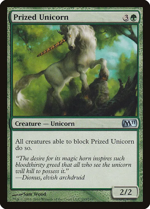 Prized Unicorn · Magic 2011 193/249