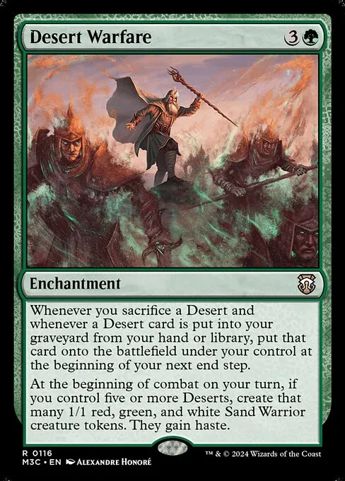 Desert Warfare · Modern Horizons 3 Commander 116/398