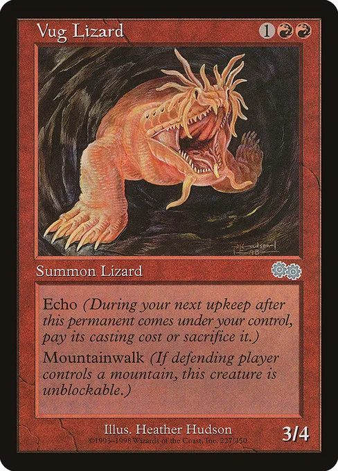 Vug Lizard · Urza's Saga 227/357